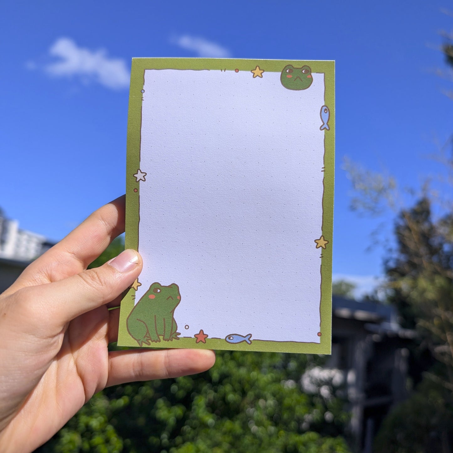 Dotted Frog Notepad A6