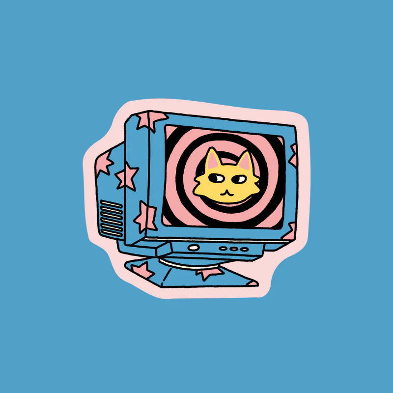 PC Cat Sticker