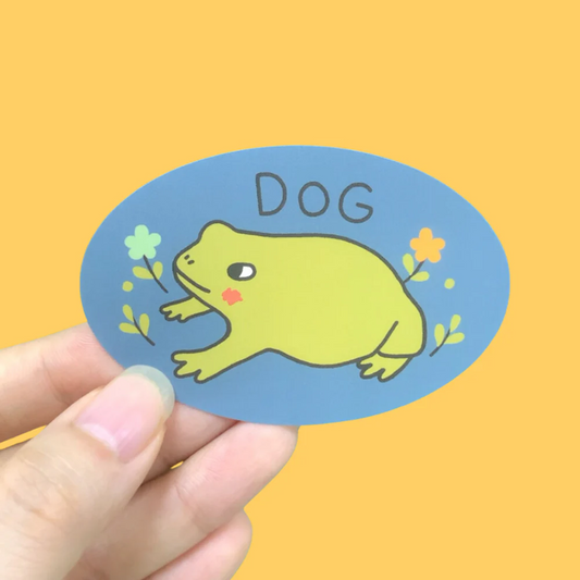 Dog (frog) Sticker