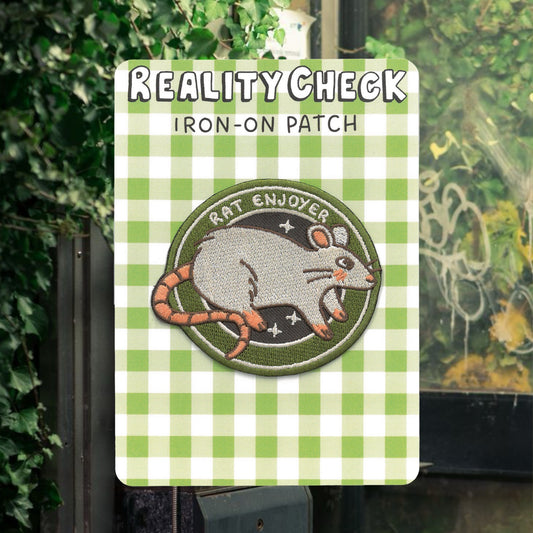 Rat Enjoyer Iron-On Patch