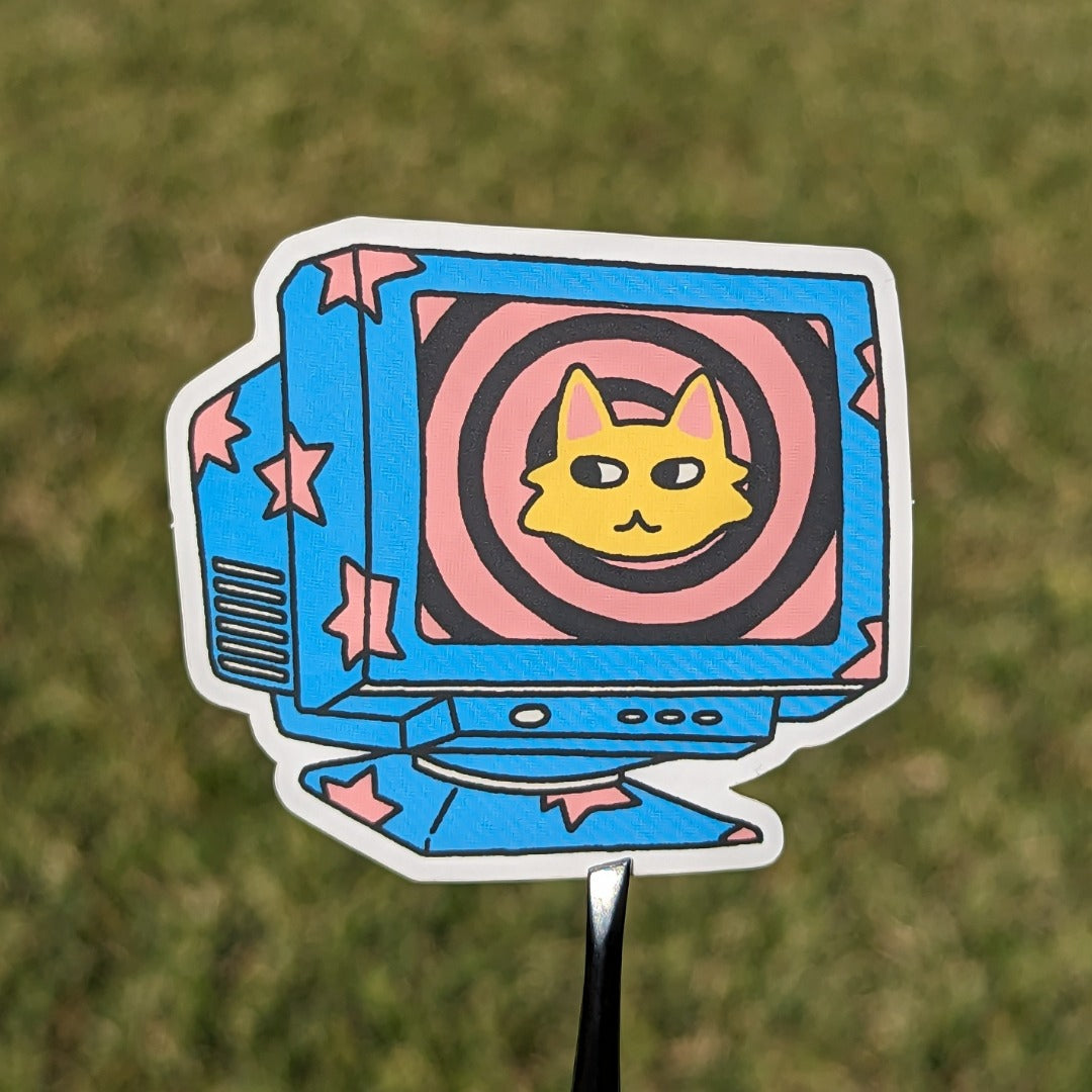 PC Cat Sticker – Reality Check Apparel